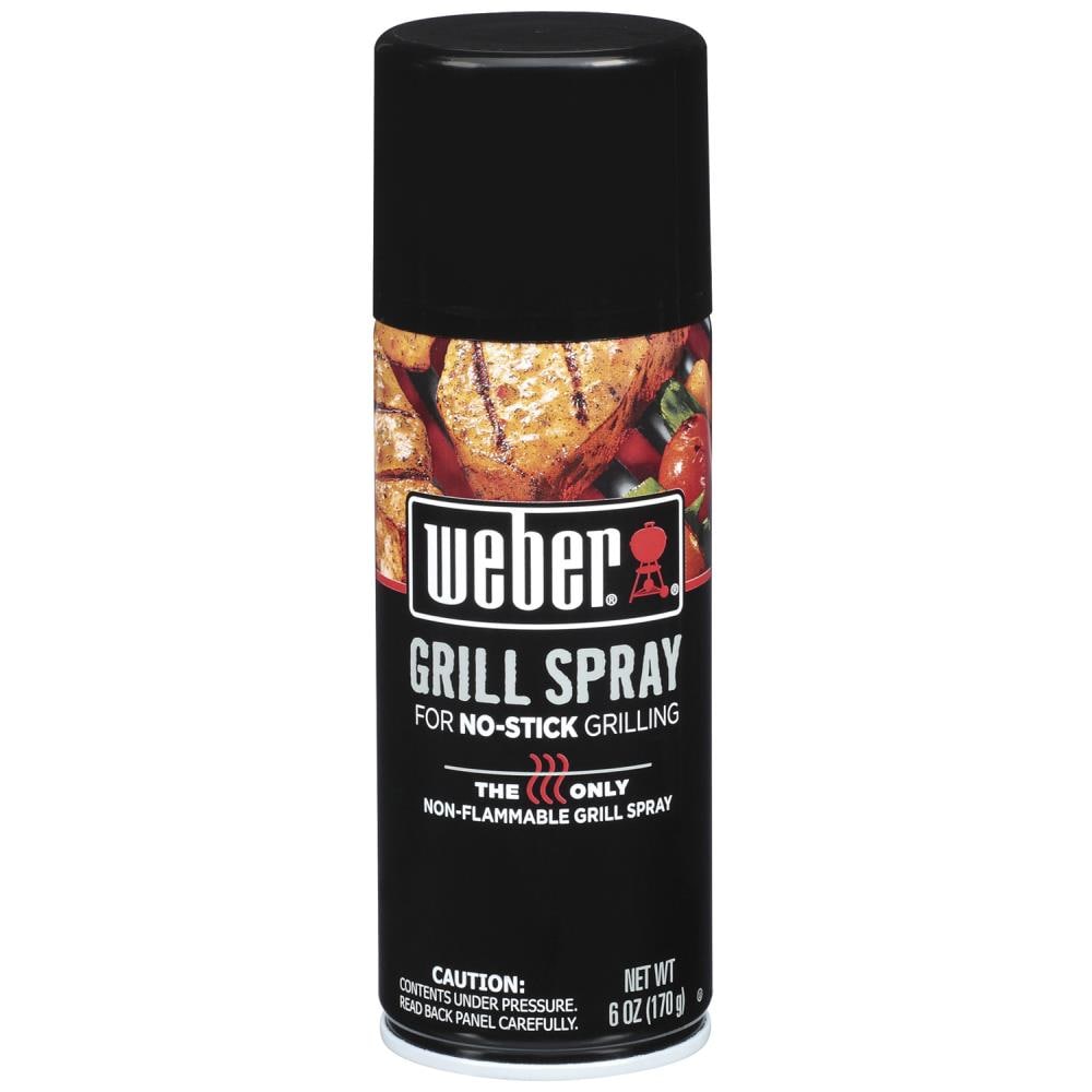 Weber Grill Spray, for No-Stick Grilling - 6 oz