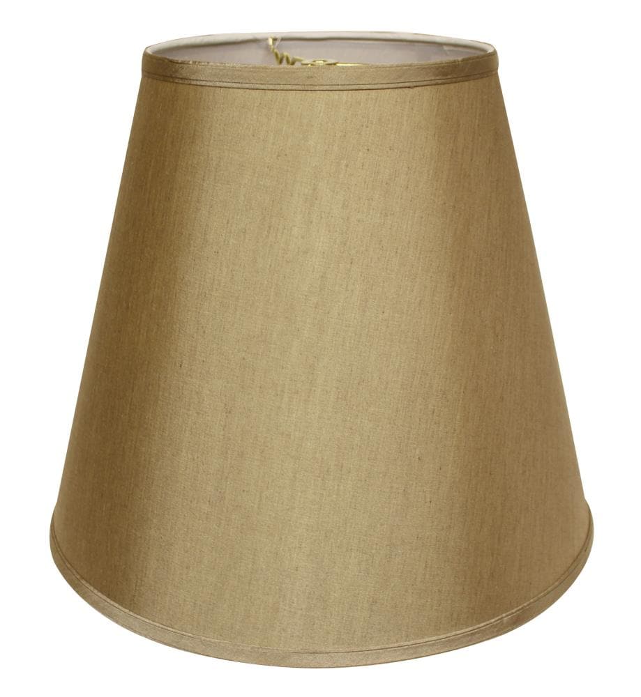 Cloth & Wire HI01117 15-in x 18-in Tan Paper Empire Lamp Shade