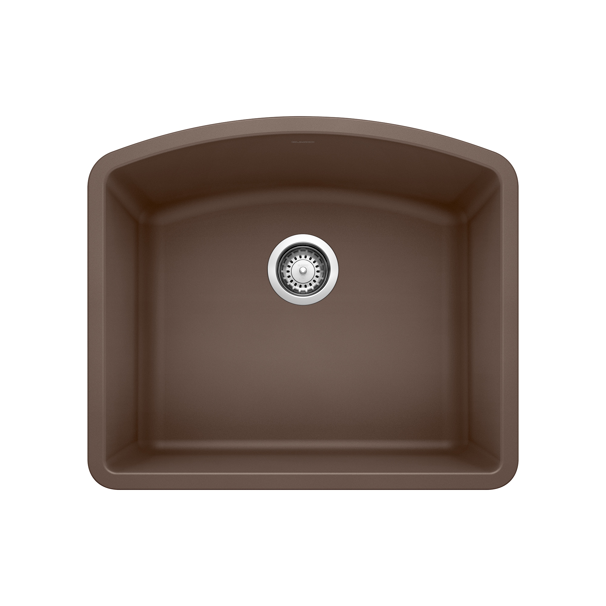 BLANCO 440172 Diamond Silgranit Undermount 24-in x 20.8-in Granite Single bowl Kitchen Sink