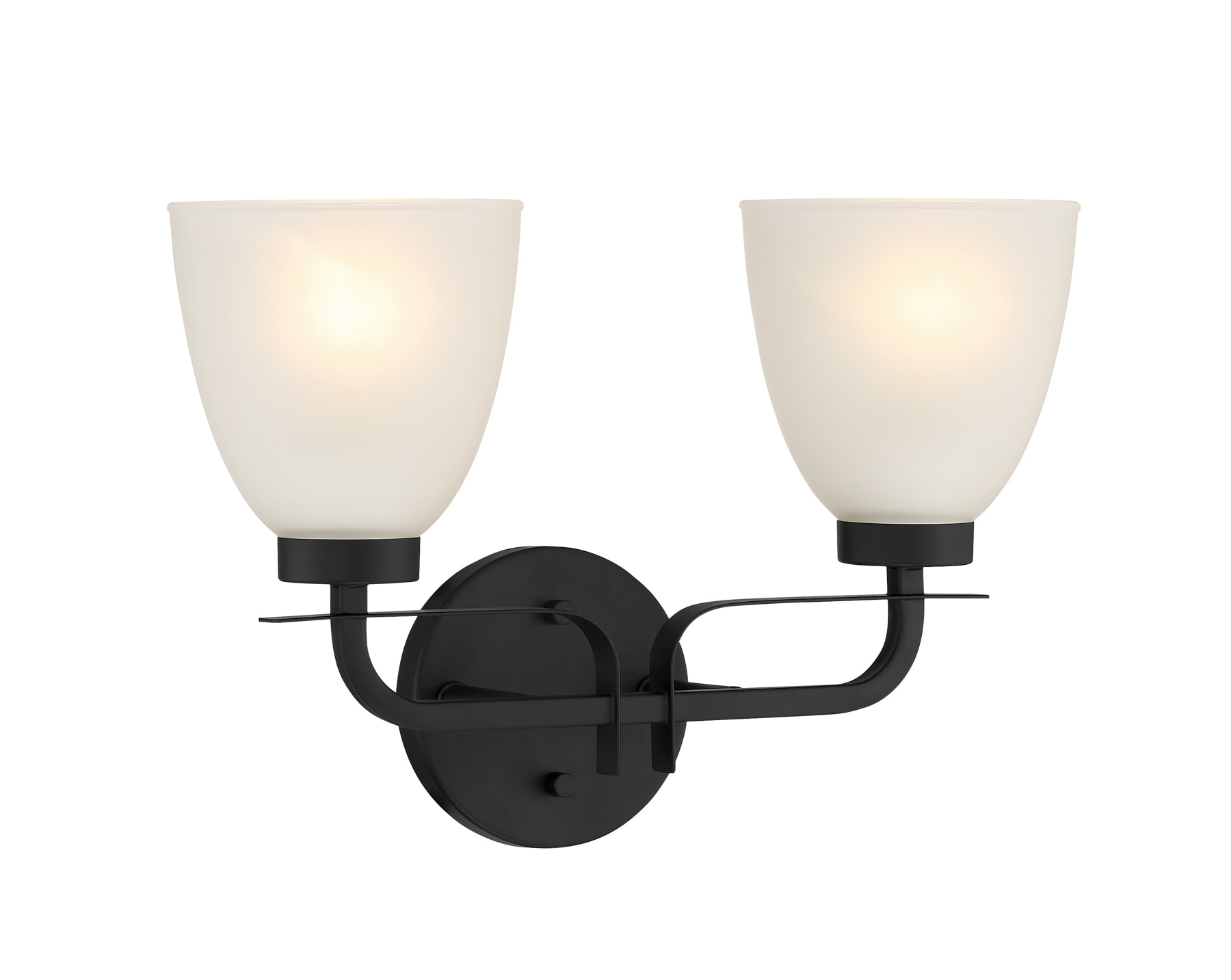 Minka Lavery 2882-66A Kaitlen 15.25-in 2 -Light Matte Black Transitional Vanity light bar
