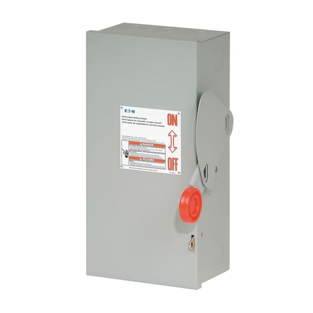 Eaton 60-Amp 600-Volt NEMA 3R Heavy Duty Fusible Safety Switch Sansujyuku sansujyuku.com