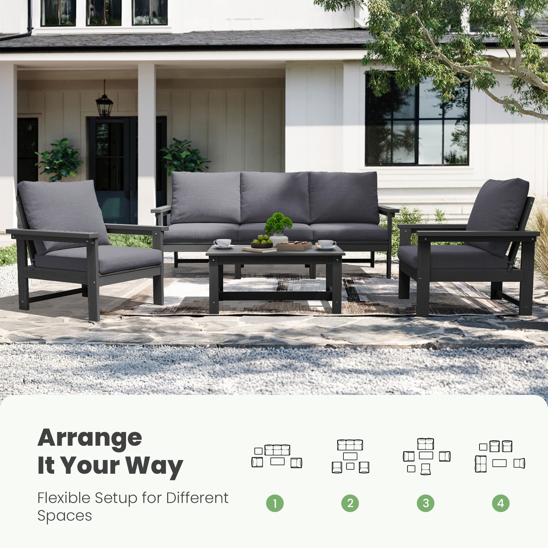 JEAREY PEZHSF06-GY Patio-Sofas-Daybeds - View #2