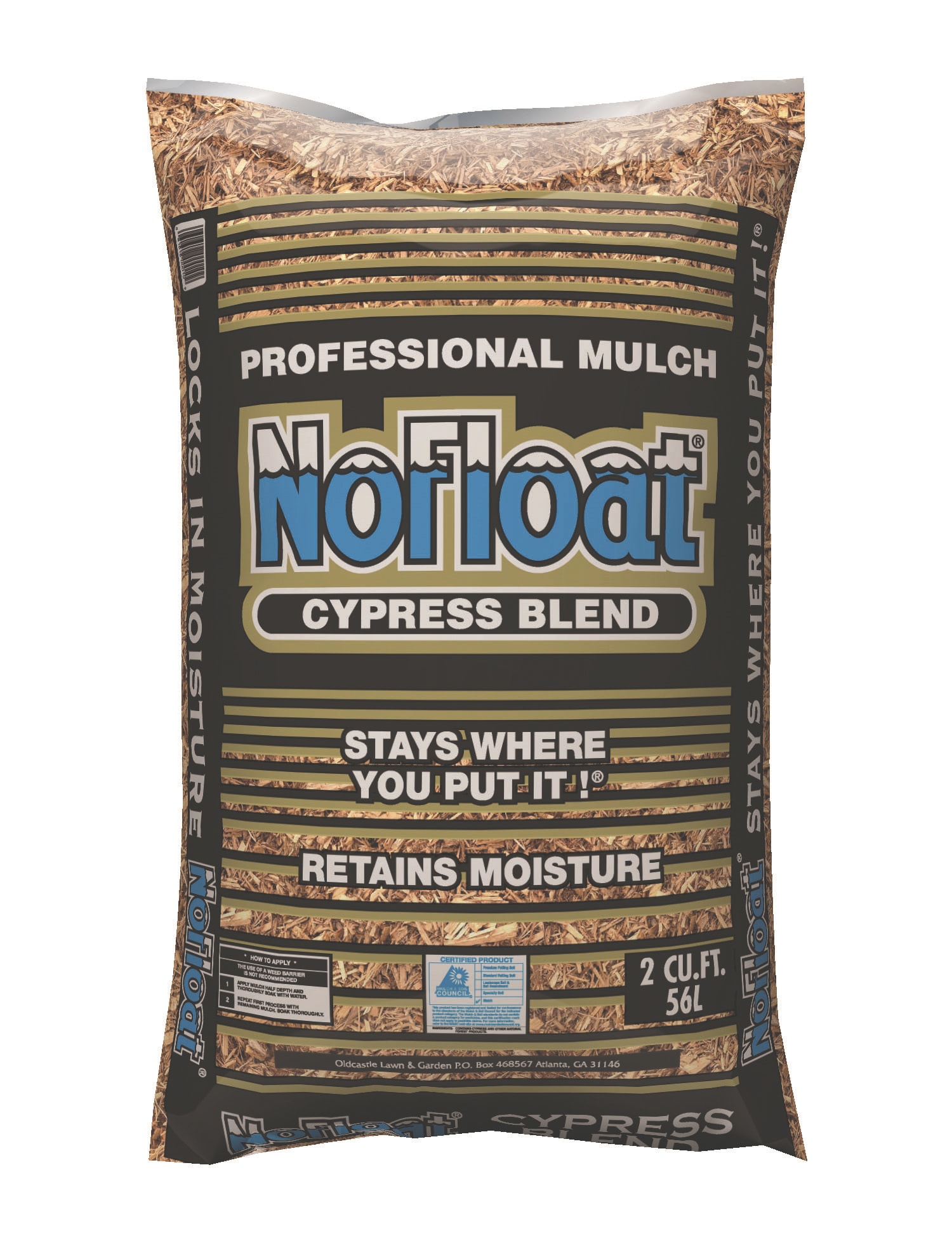 Preen 2-cu ft Black Mulch Plus Weed Control in the Bagged Mulch department  at Lowes.com