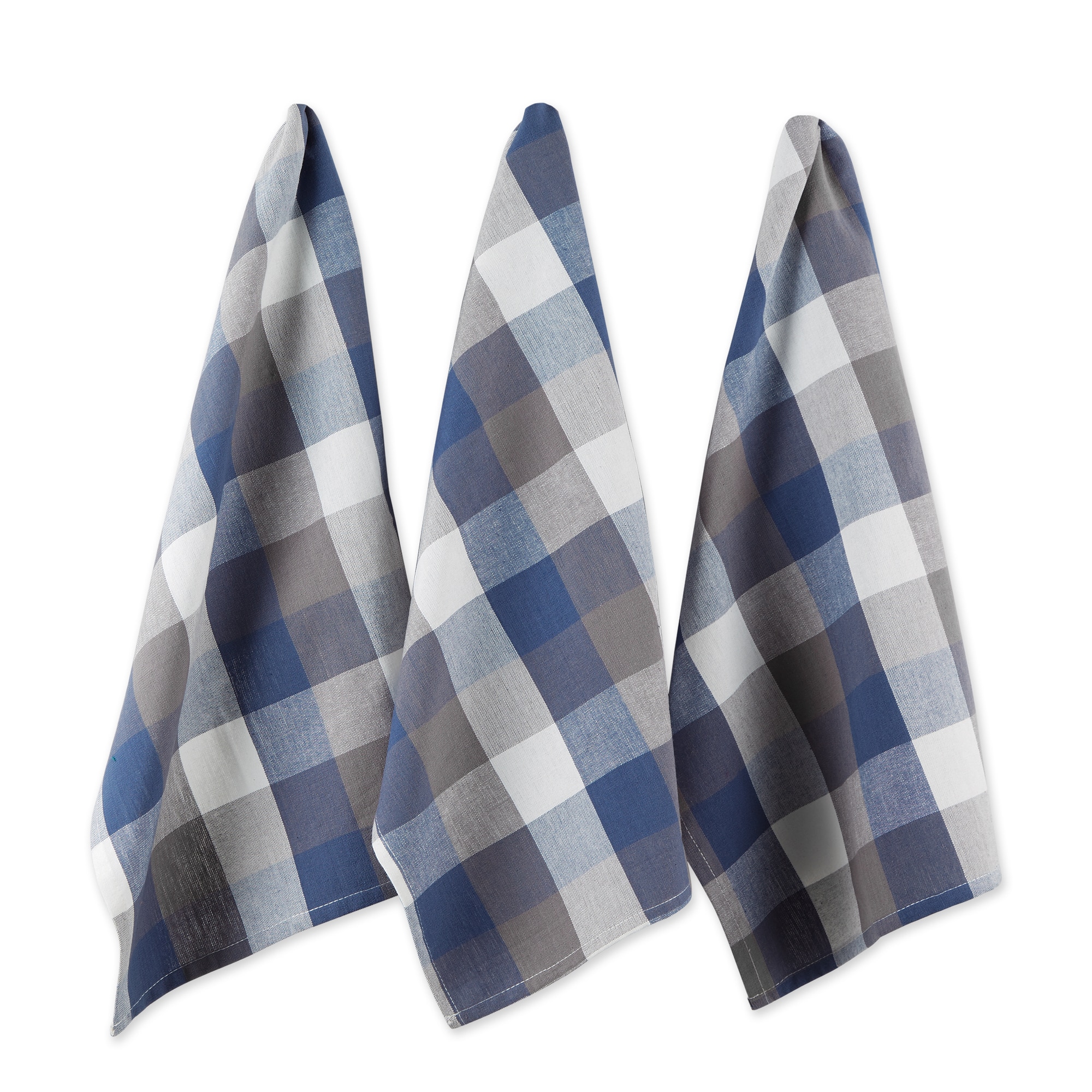 DII Tri Color Check Dishtowel Set 3 #CAMZ13773