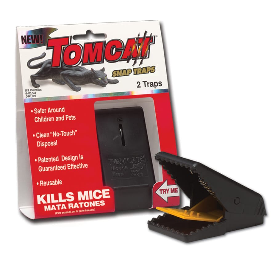 TOMCAT Wooden Mouse Trap 2pk - Reliable, Economical, Easy-to-use