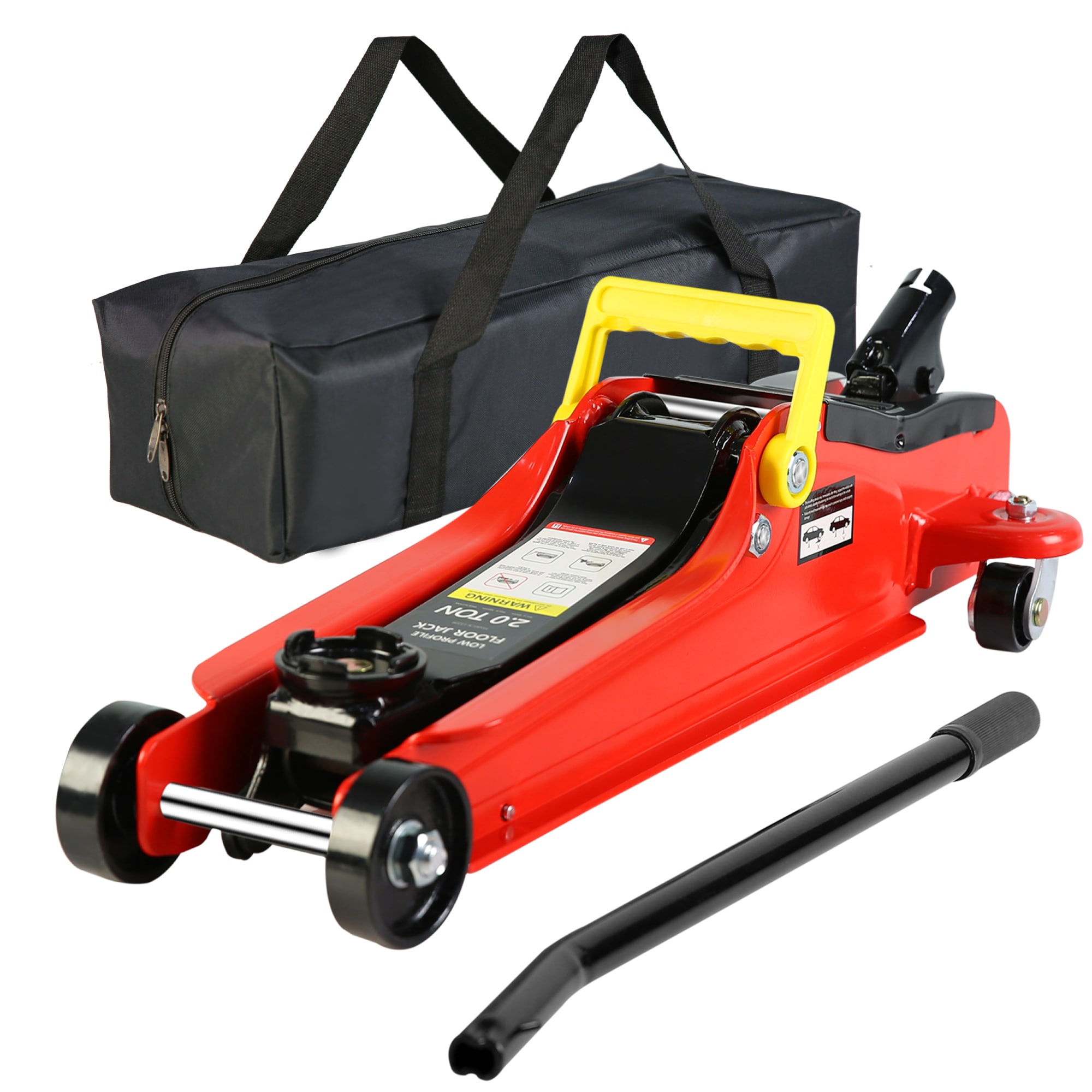 Siavonce XH15446 Red 2-Ton Steel Manual Floor jack