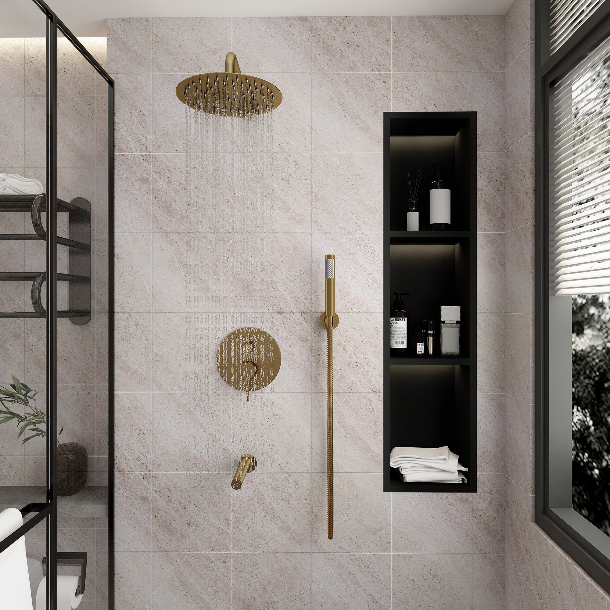 Boyel Living BL-DM6202GNI Showerhead-Bar-Panels - View #4