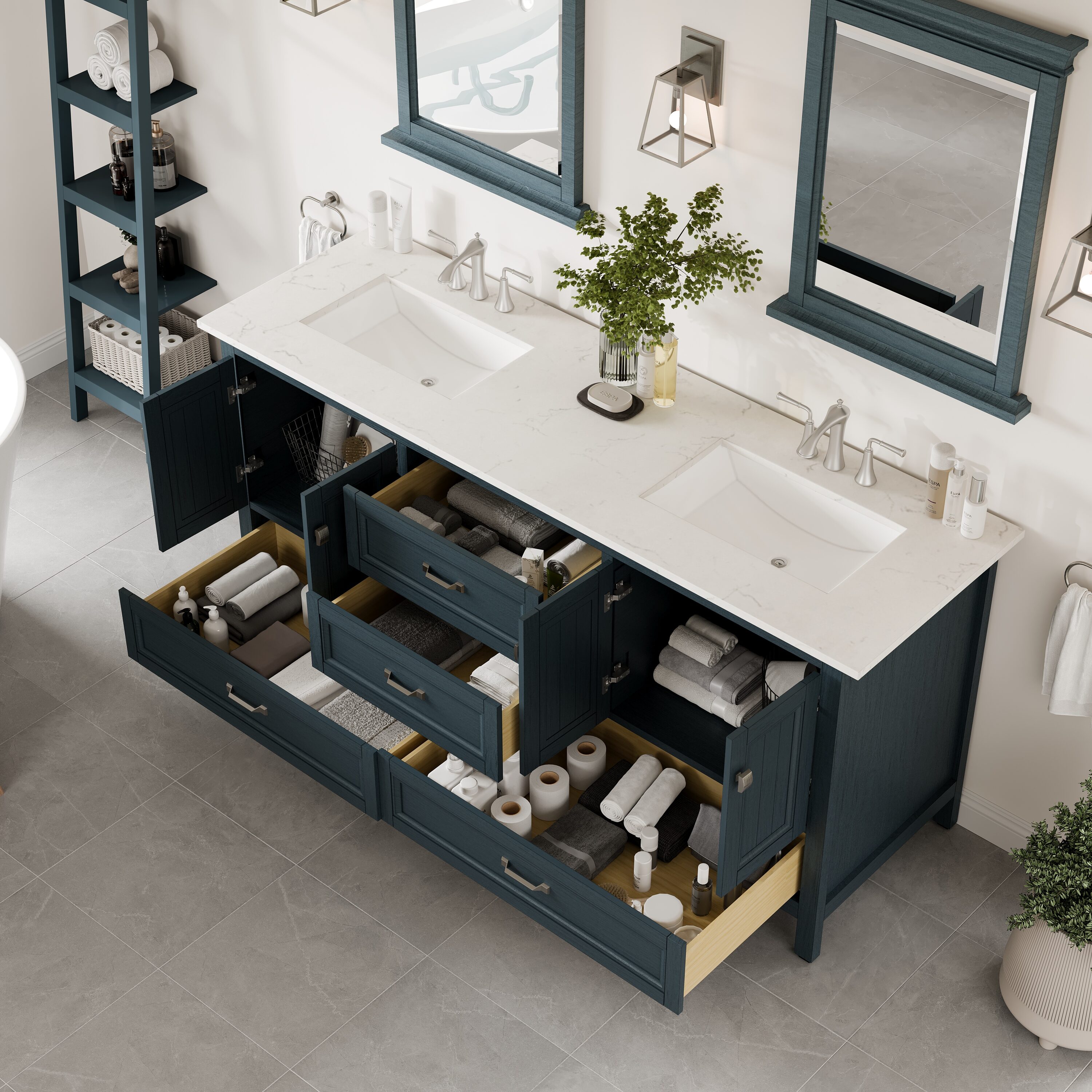 Eviva EVVN612-72AB Bath-Vanity-Combo - View #5