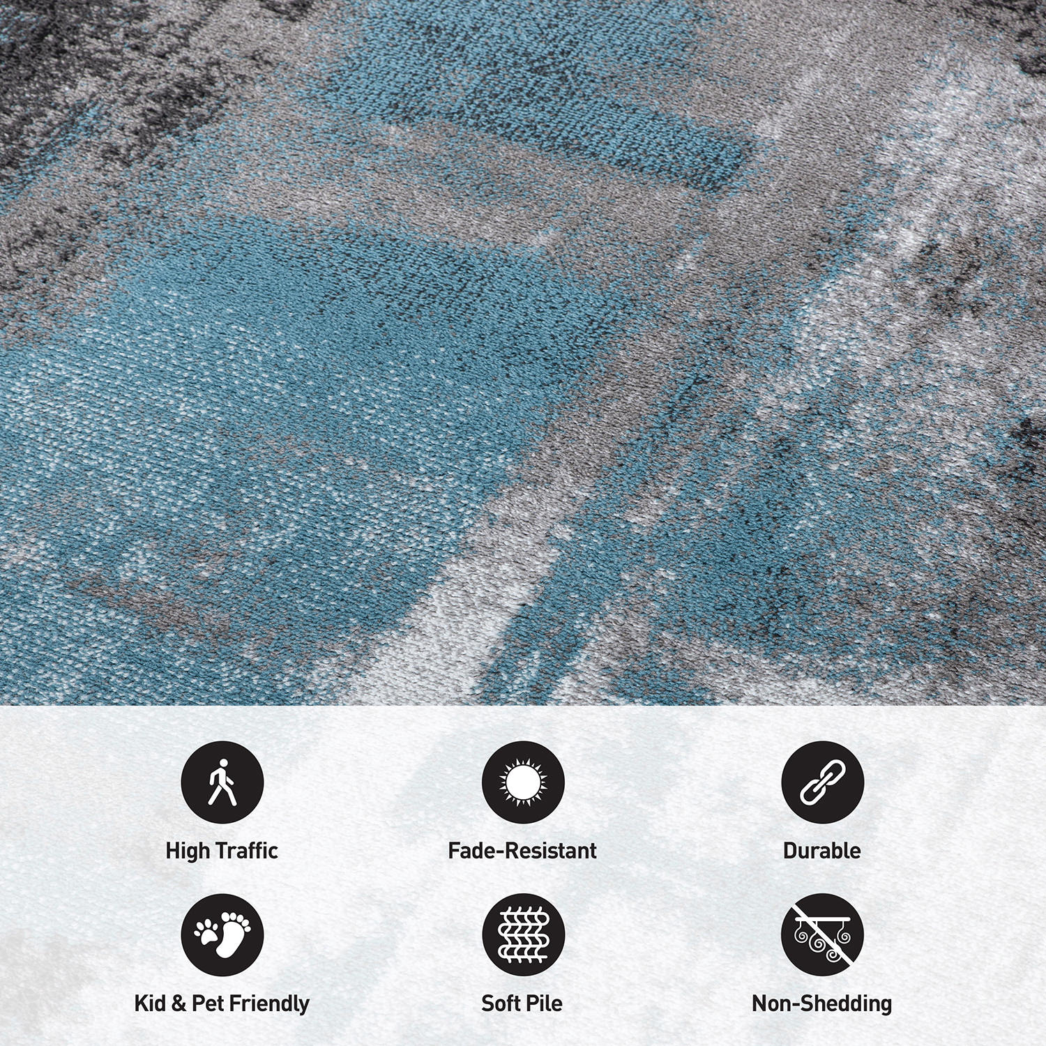 World Rug Gallery 939BLUE5X7 rugs - View #5