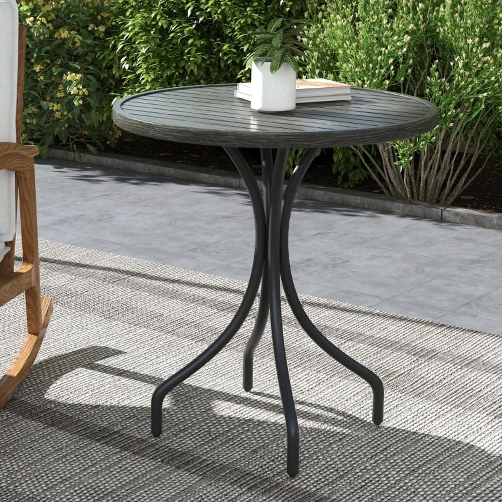 Bayfeve BFAOS-174473-OD Outdoor Coffee Table Round Outdoor Bistro 26-in W x 26-in L