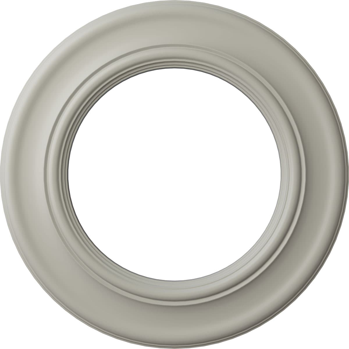 Ekena Millwork CM20HOPCF Holmdel 20.875-in W x 20.875-in L Painted Pot Of Cream Polyurethane Whole Ceiling Medallion