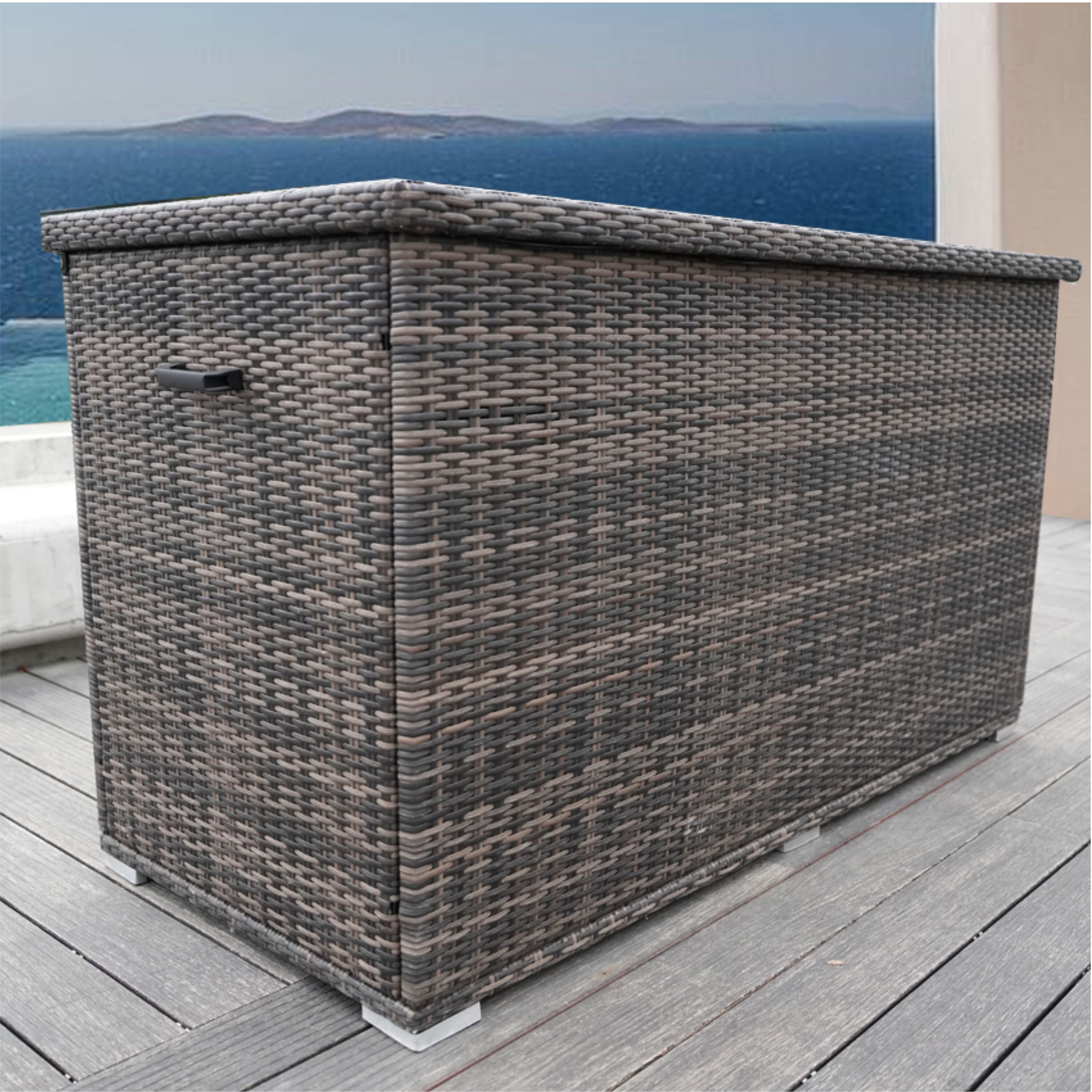 Direct Wicker DW-3256B-BROWN Deck-Boxes - View #10