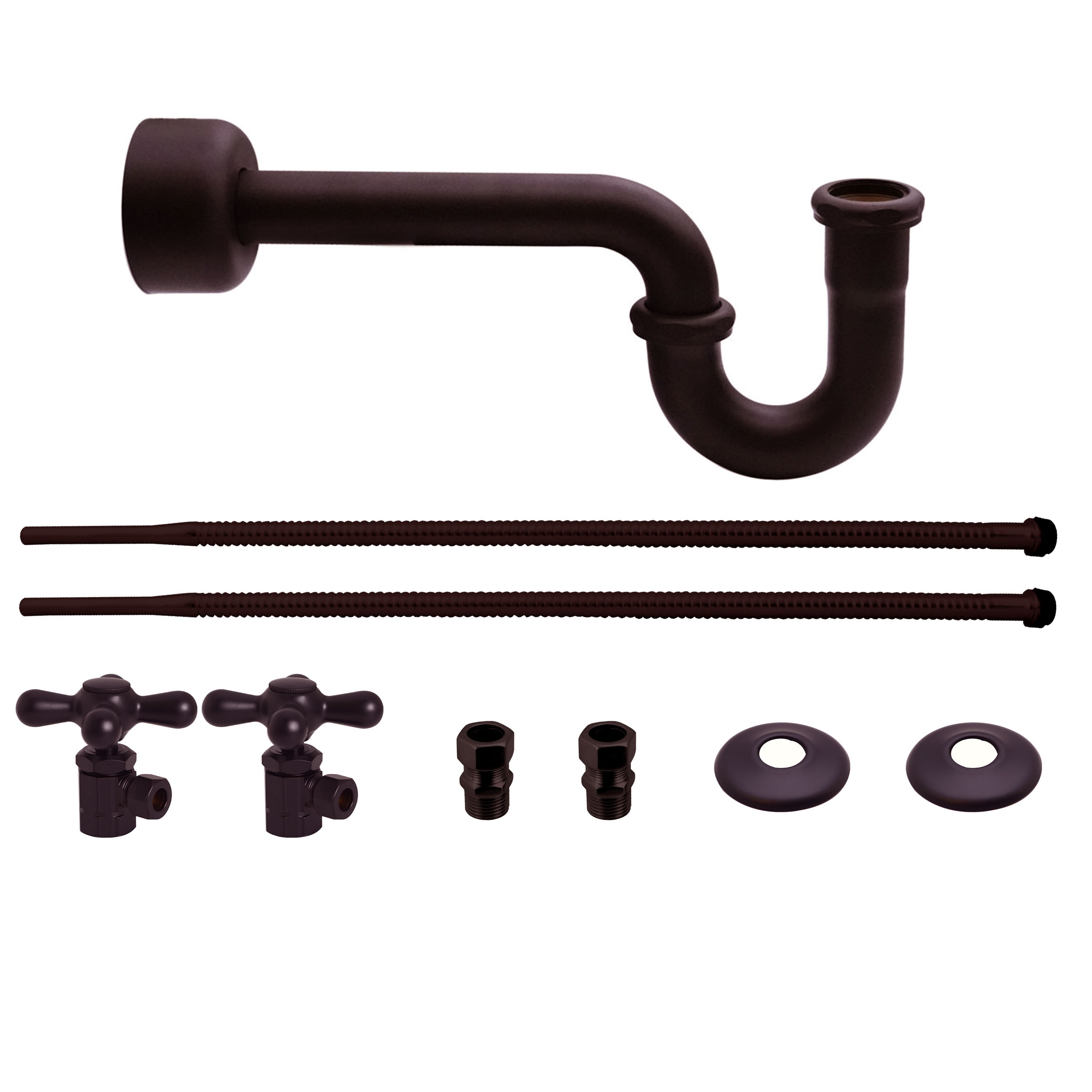 WESTBRASS D1738L-12 1-1/2-in Brass P-trap
