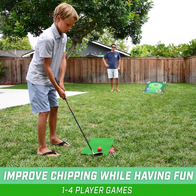 GoSports Golf Simulator - BATTLECHIP: Golf and Cornhole Hybrid