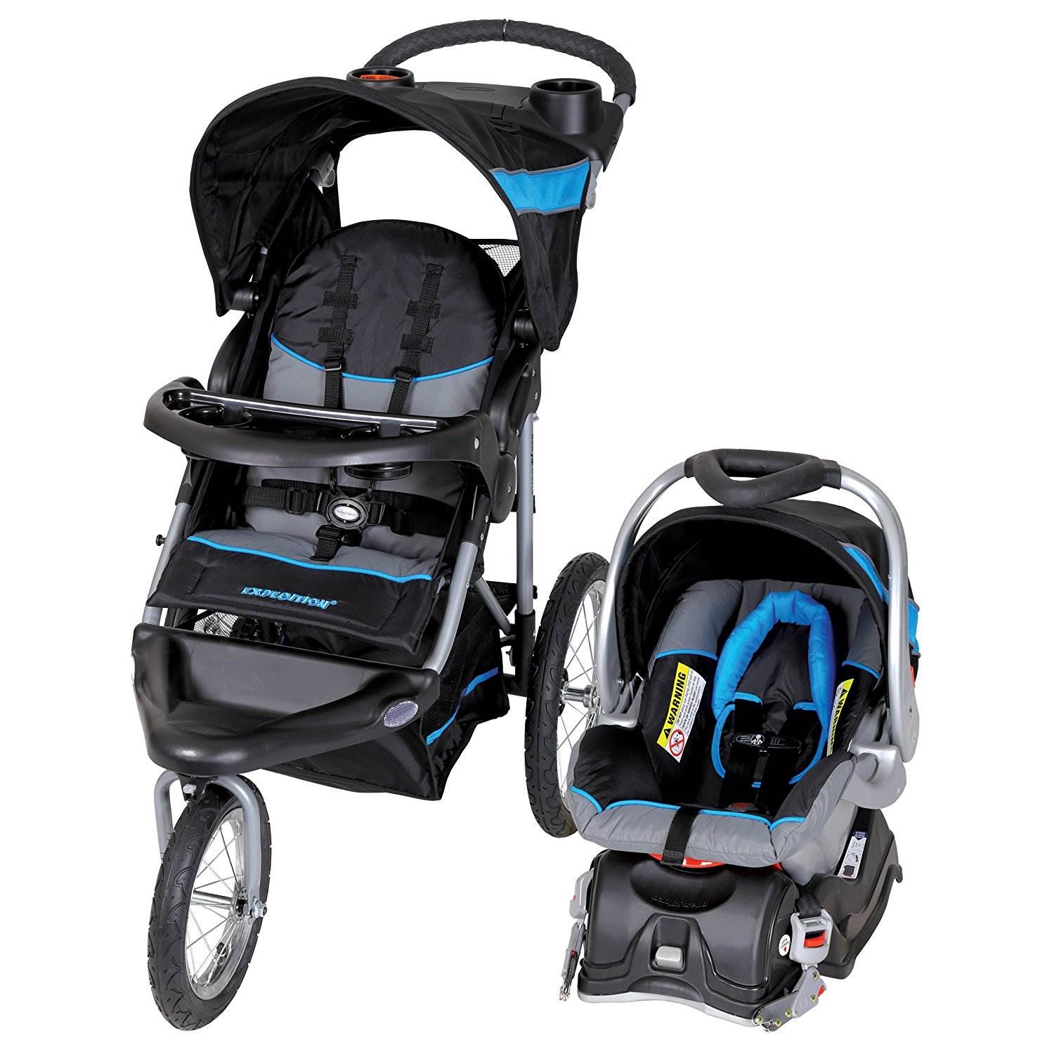 Baby Trend  Expedition Travel System with Stroller and Car Seat Millennium blue