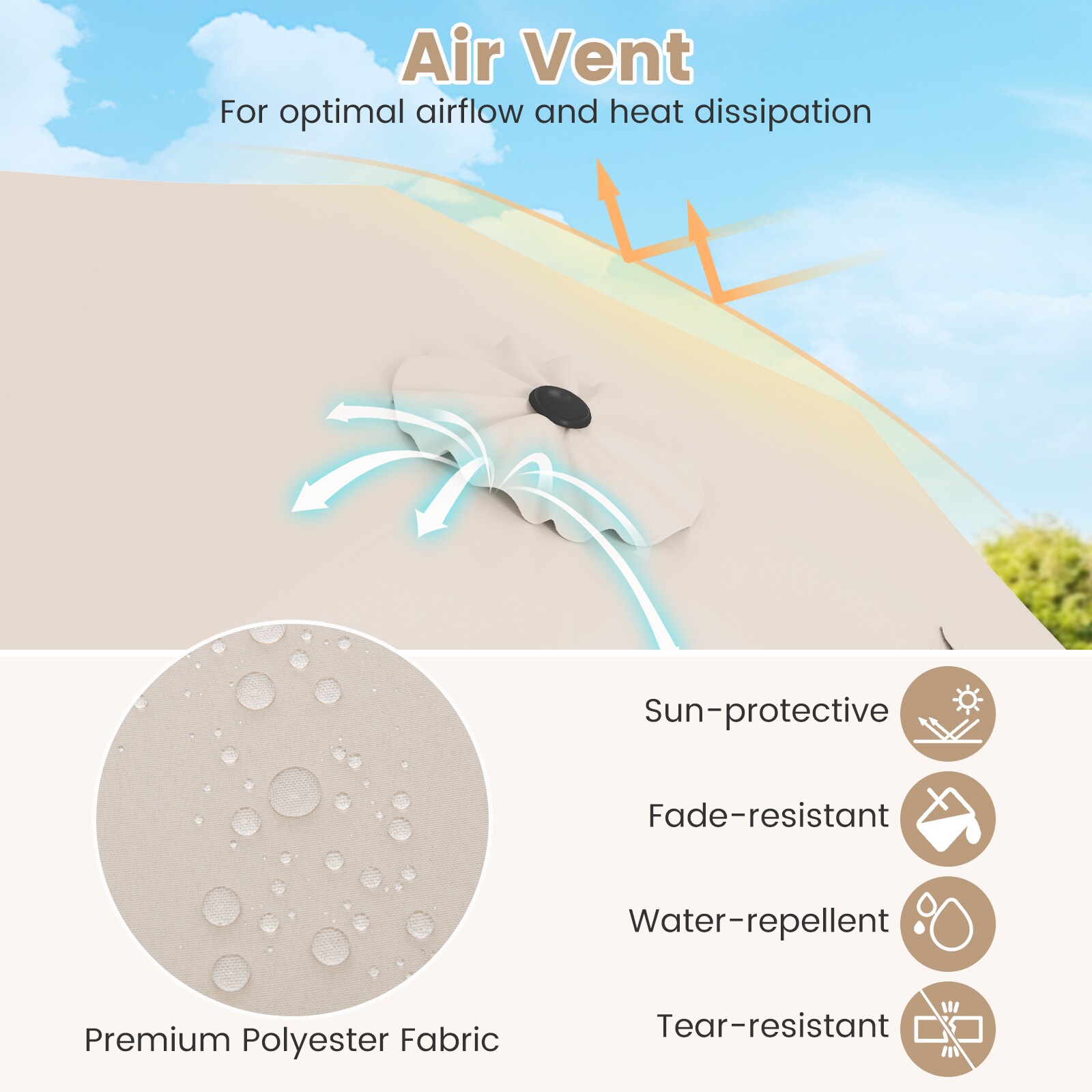 LIVIZA GIG-CC68183GR Umbrellas-2 - View #5