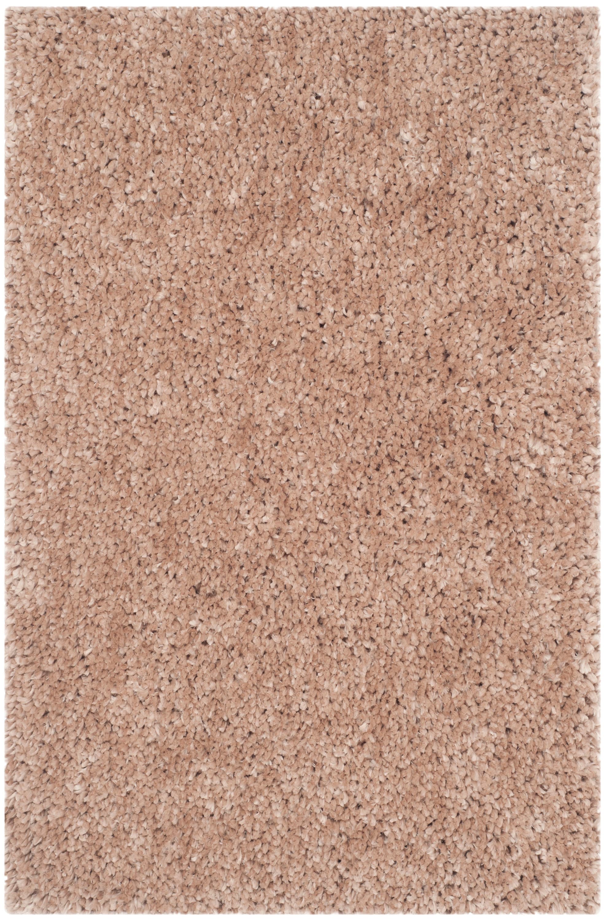 Safavieh SG267B-24 Popcorn Shag 3 x 4 (ft) Tufted Polyester Beige Rectangular Indoor Solid Throw rug