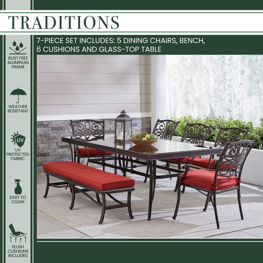 Hanover traditions 7 piece dining set hot sale