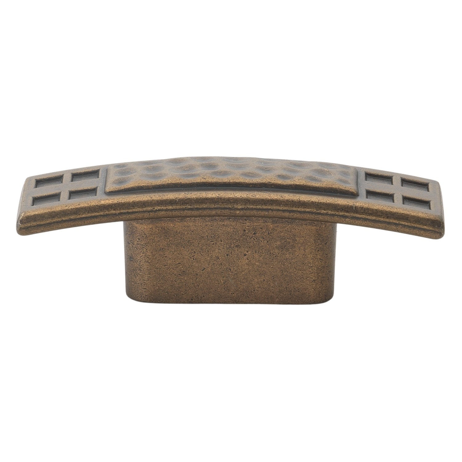 GlideRite Hardware 5431-AB-10 2-1/2 in. Rustic Hammered Cabinet Knob - 10 Pack