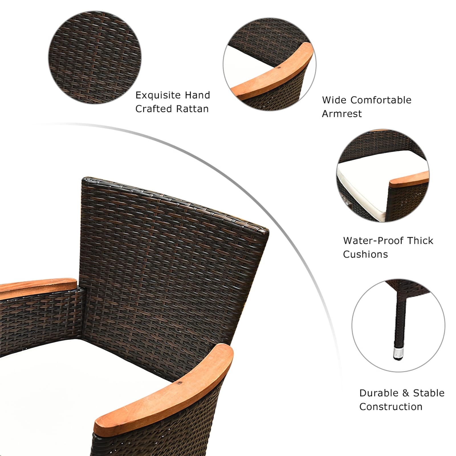 WELLFOR OUG68660B+ Patio-Dining-Sets - View #5