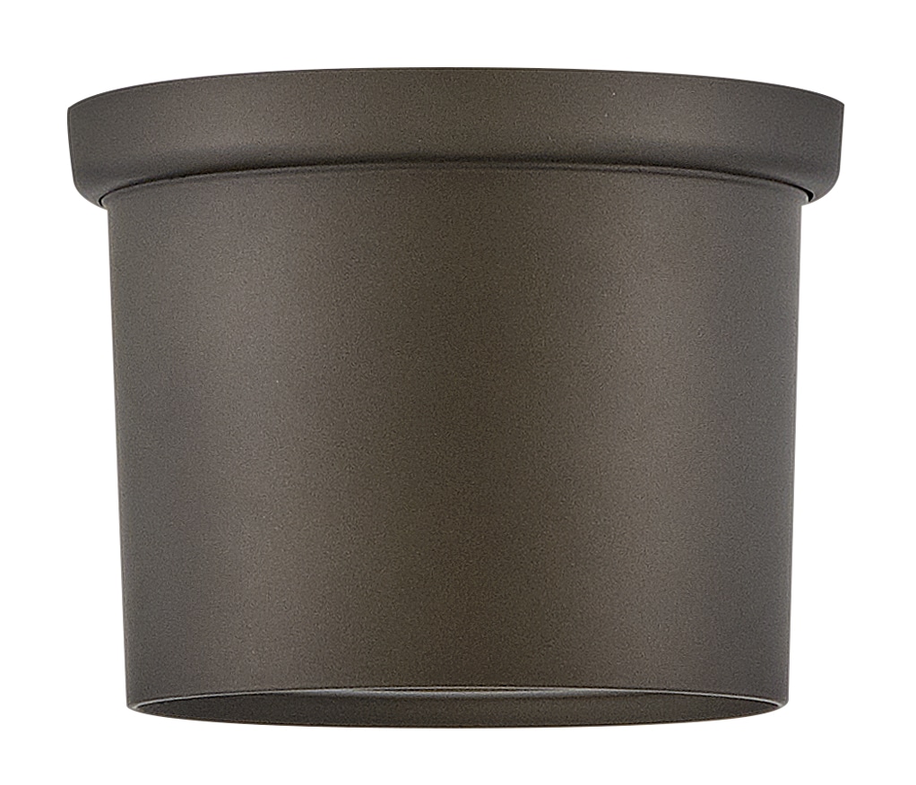 Hinkley 99057FMM Iver 5.25-in Metallic Matte Bronze Metal Indoor/Outdoor Ceiling Fan Flush mount kit Mounting hardware