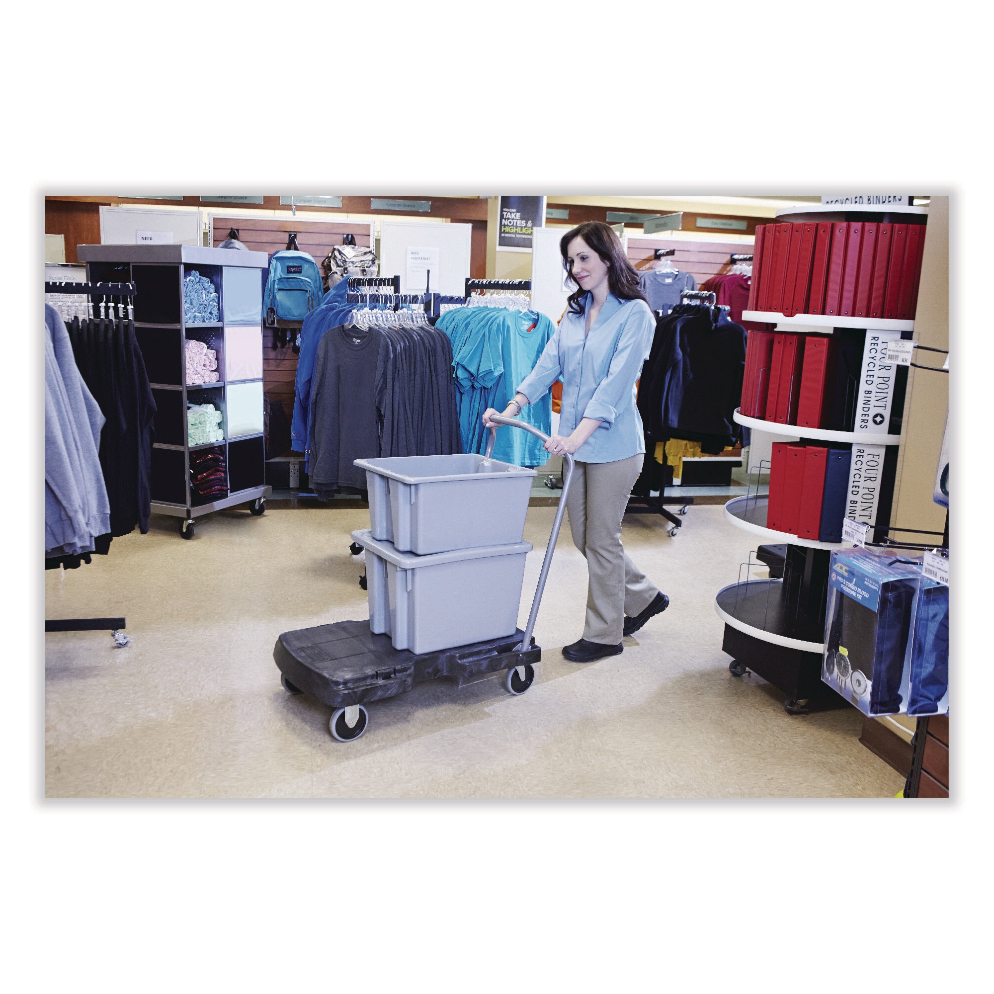 Rubbermaid Commercial Products RCP4401BLA Janitorial-Carts - View #4