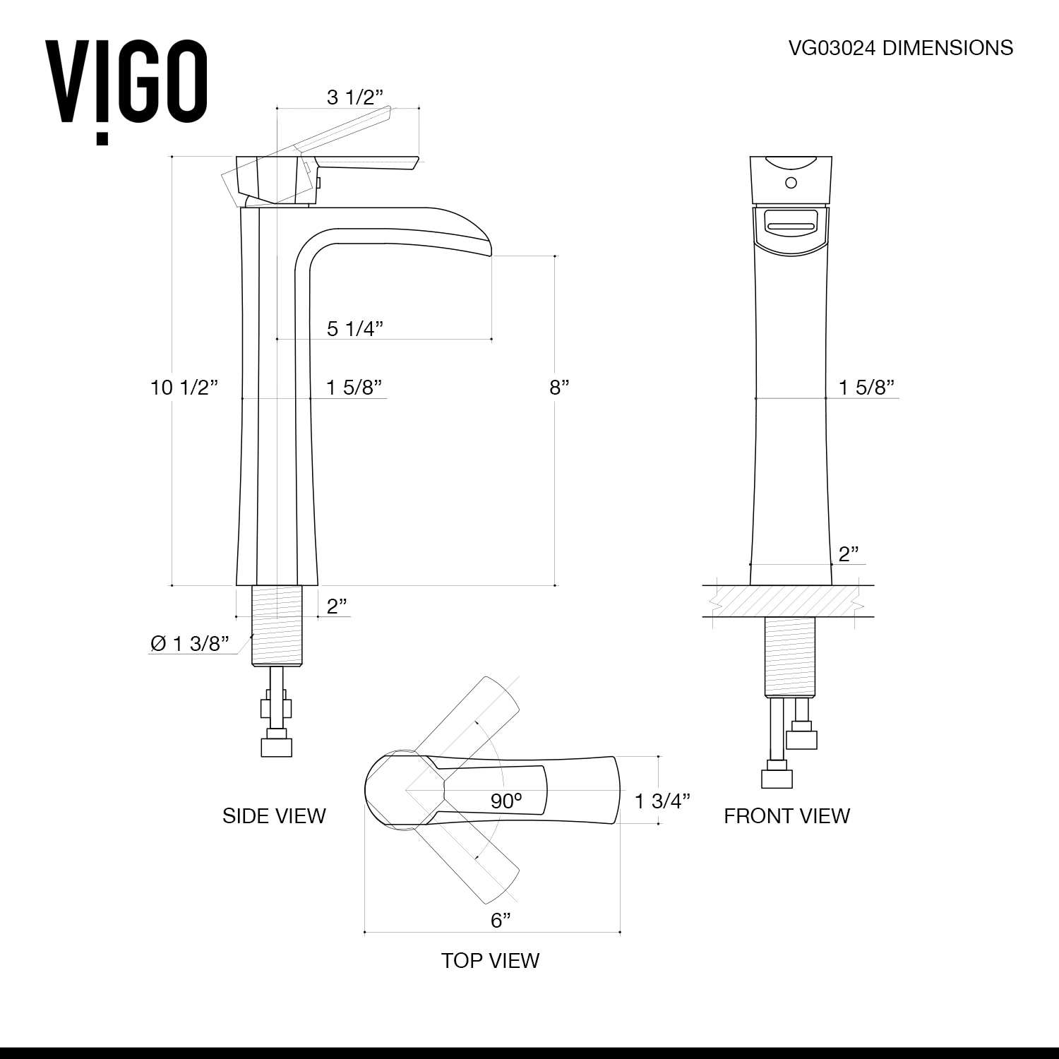 VIGO VGT1058 Bath-Sink - View #14