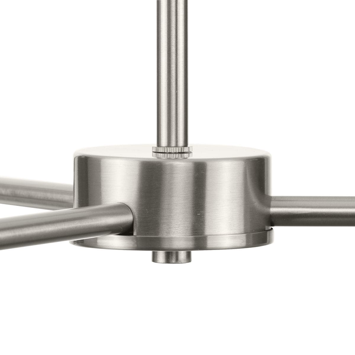 Haas Brushed Nickel 6-Light Chandelier with Opal Glass Globes