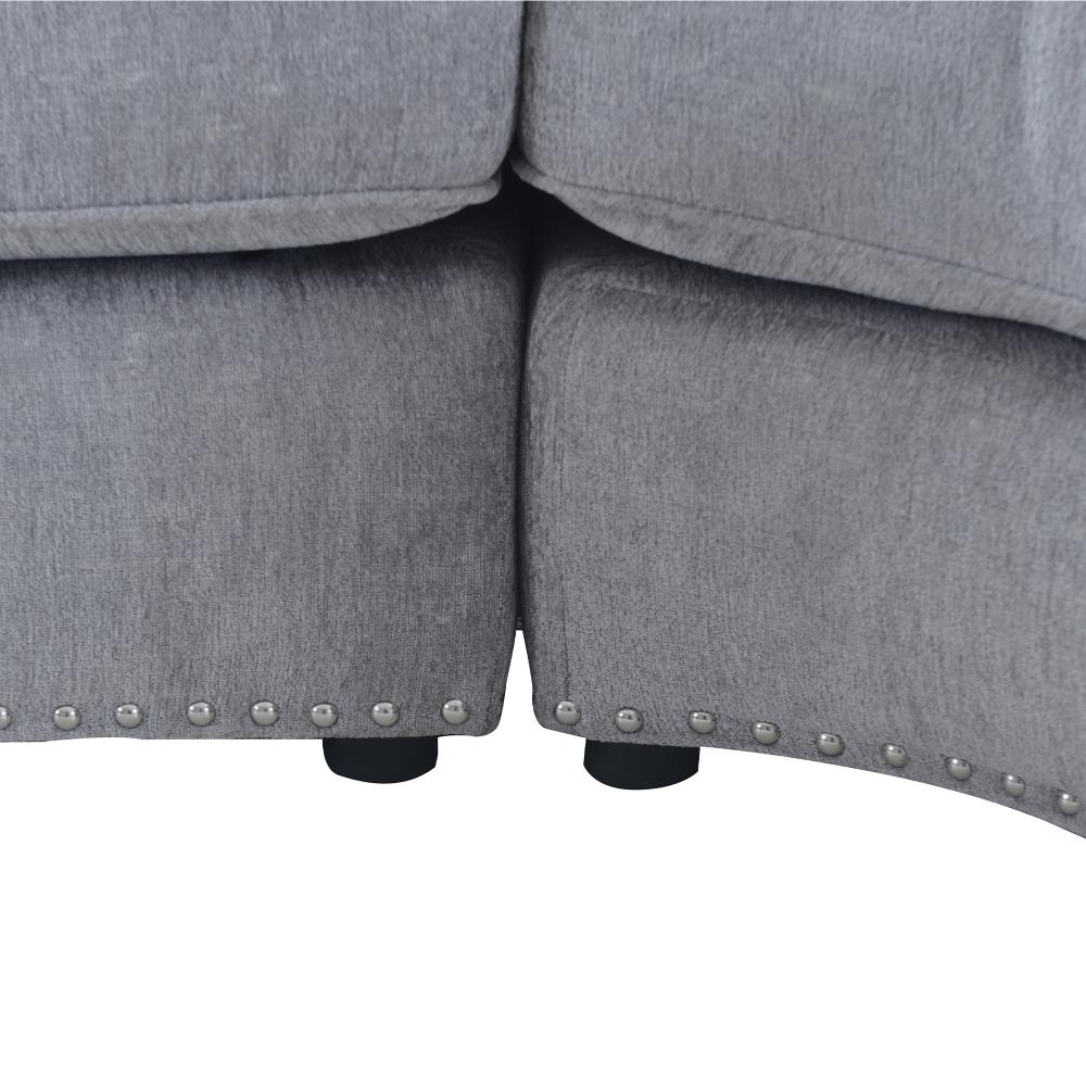 Armen Living LCQNCOGR Sofas-Loveseats - View #7