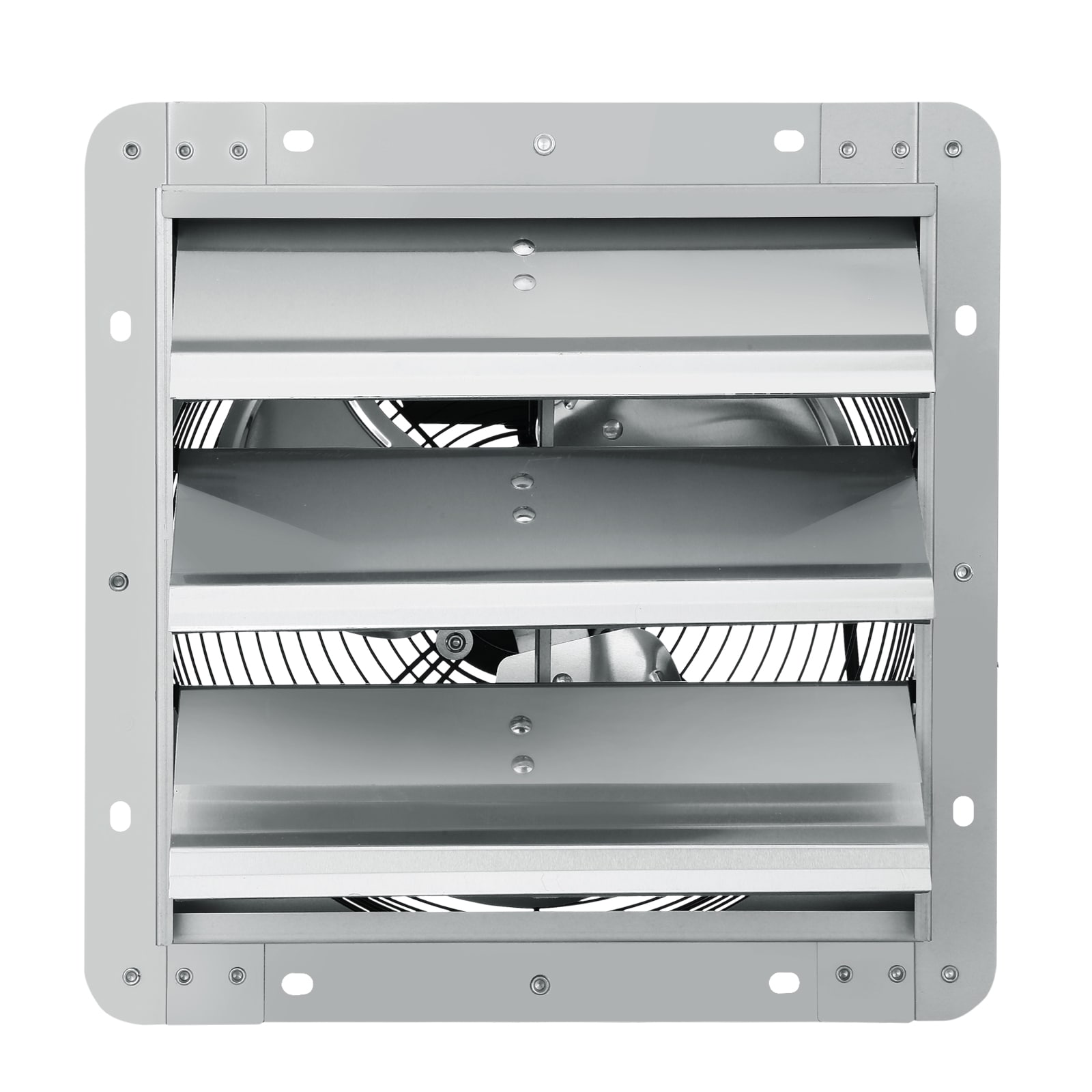 VEVOR Shutter Exhaust Fan 10-in Silver Plastic in the Door Frame Fans  department at