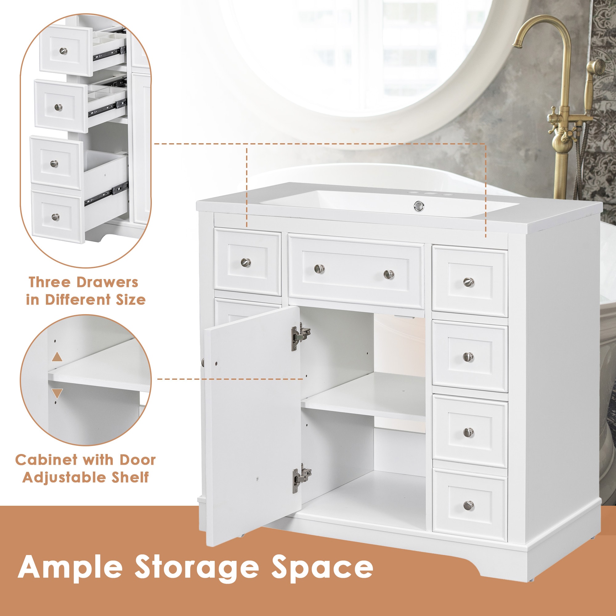 WELLFOR NIE-N7CB482-B vanities - View #5