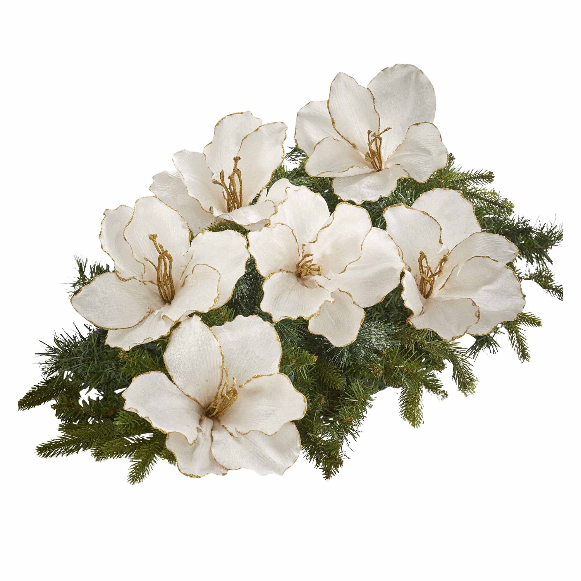 BrylaneHome 196696894594 Amaryllis Clips (Set of 6)