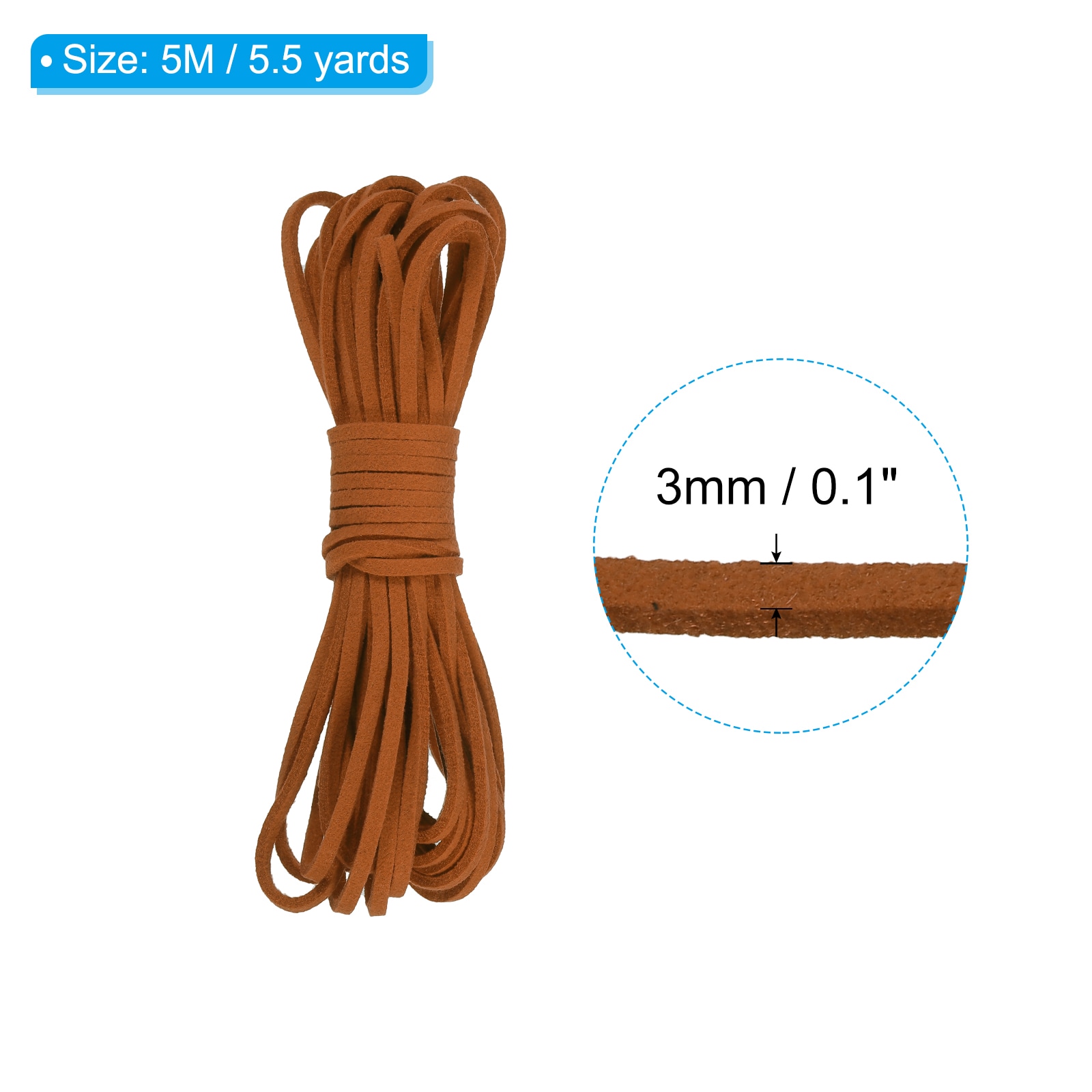 PATIKIL Set 10 Clip Per Cavo In Ottone – Foro 3,3mm Con Viti M4 – Per Fissaggio Tende, Striscioni E Fai-da-Te - 2