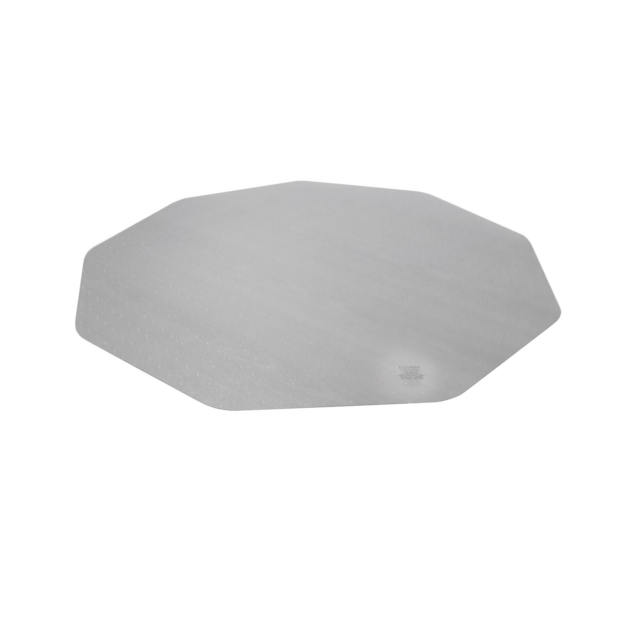 Floortex FC111001009R 3-ft x 3-ft Clear Polycarbonate Irregular Indoor Chair mat