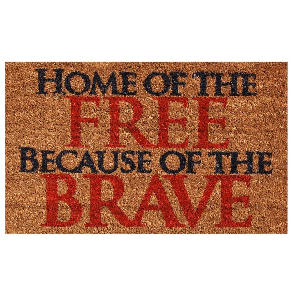 Calloway Mills Home of the Free Outdoor Doormat