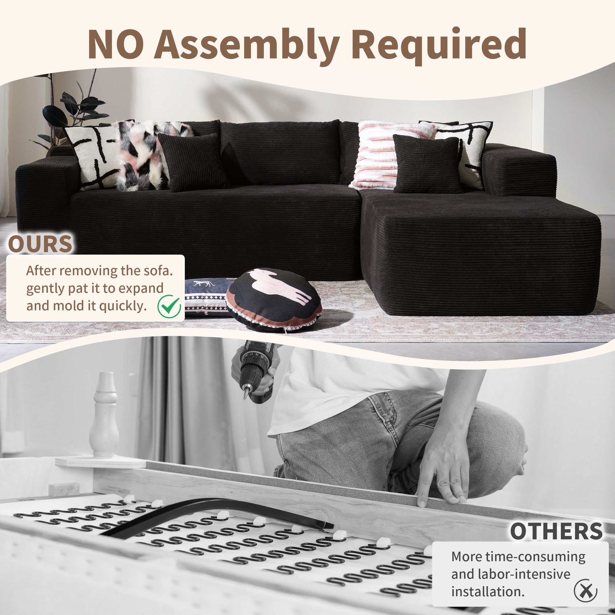 Pouuin SVIVI-400R Sofas-Loveseats - View #2