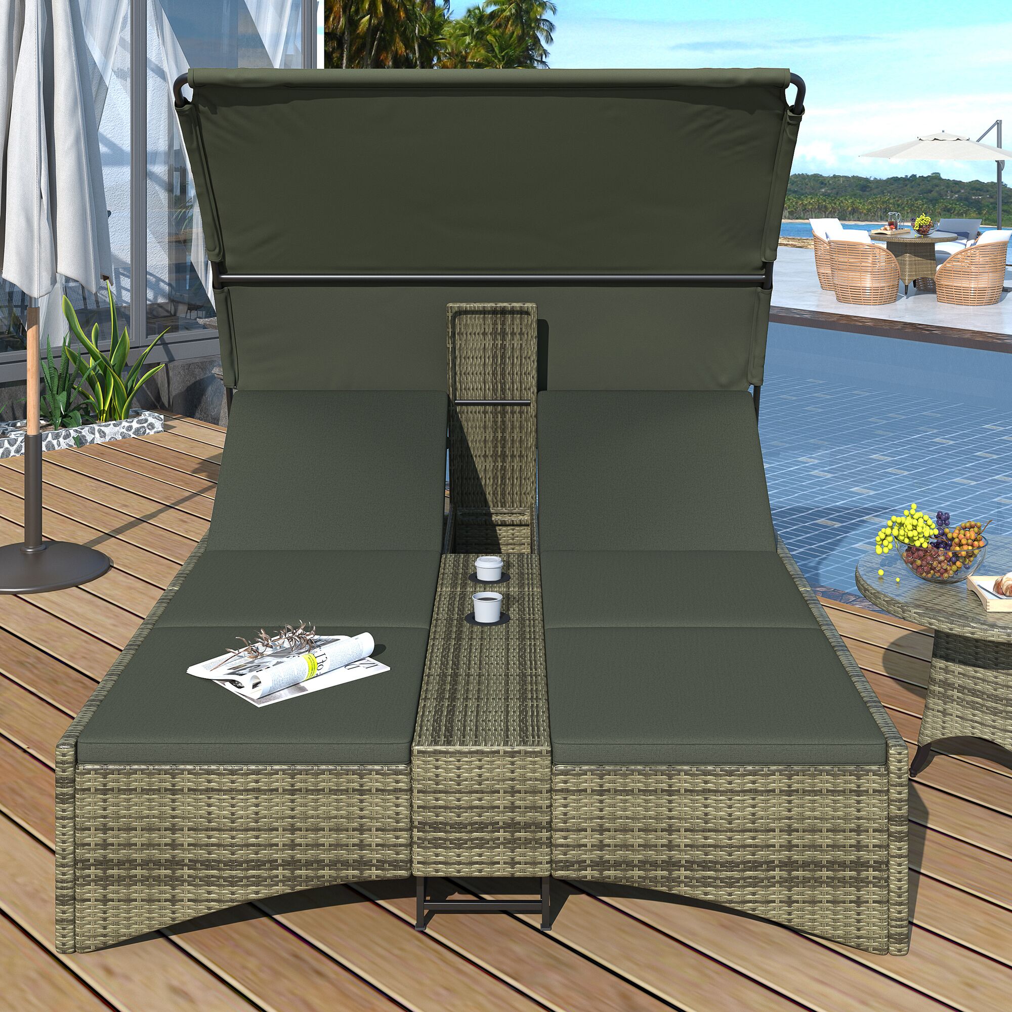 Nestfair HPOF0080E Patio-Sofas-Daybeds - View #8