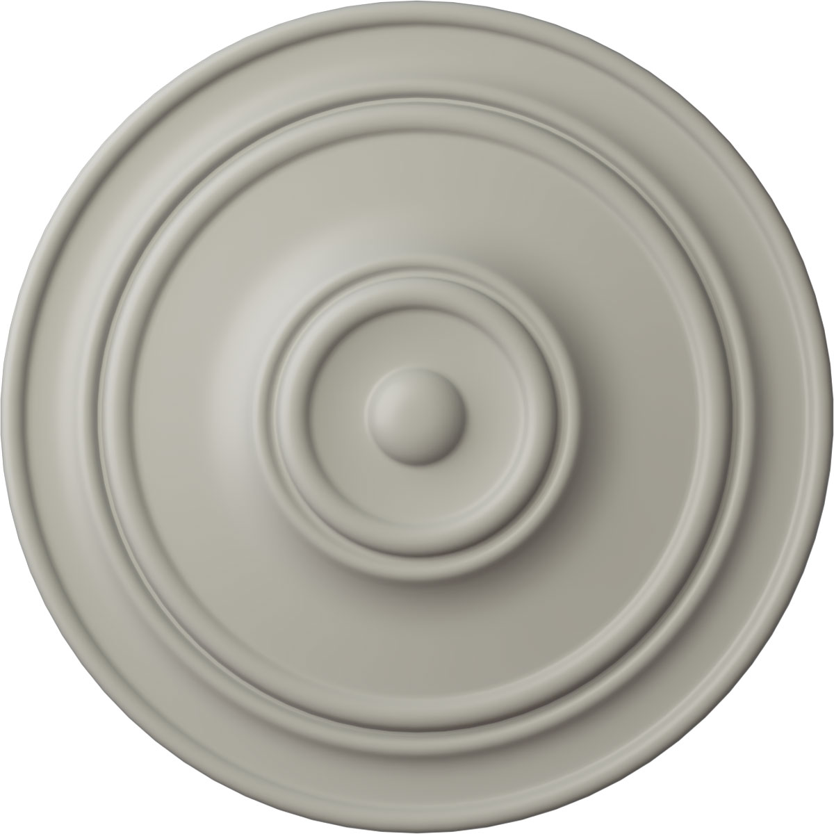 Ekena Millwork CM22CLPCF Classic 21.875-in W x 21.875-in L Pot Of Cream Polyurethane Ceiling Medallion