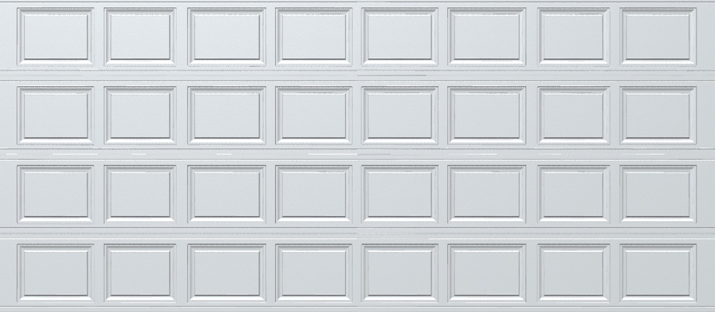 Wayne Dalton WD8300CW167 Classic Steel Model 8300 16-ft x 7-ft Insulated White Double Garage Door