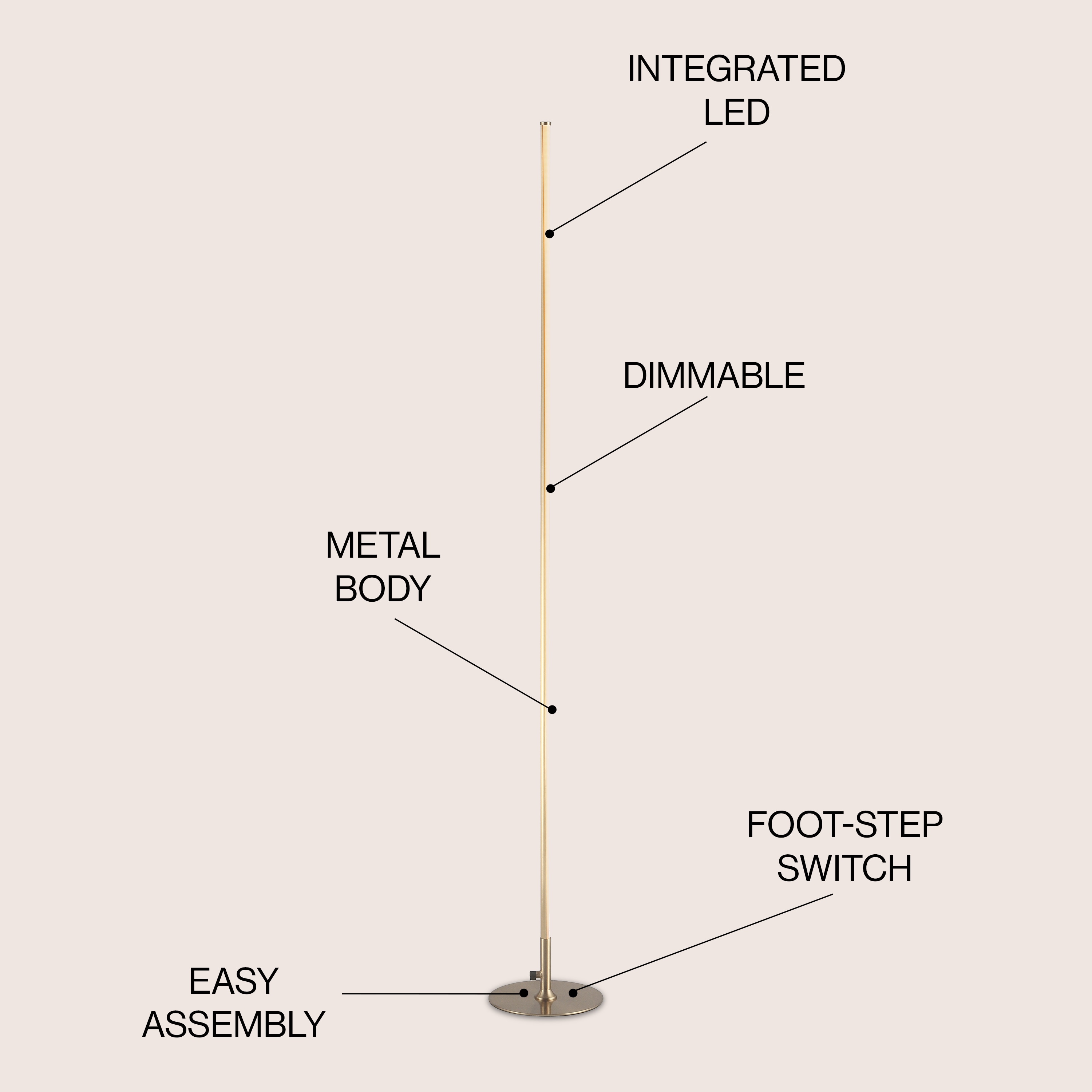 JONATHAN  Y JYL7007B floorlamps - View #3
