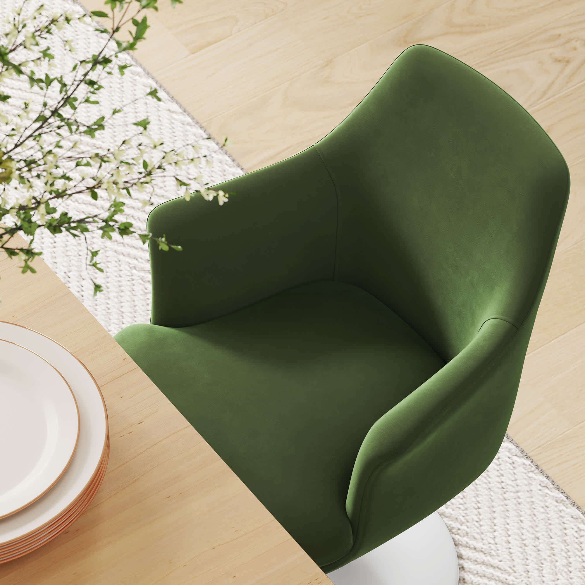 Modway EEI-6957-WHI-MOG Dining-Chairs - View #8