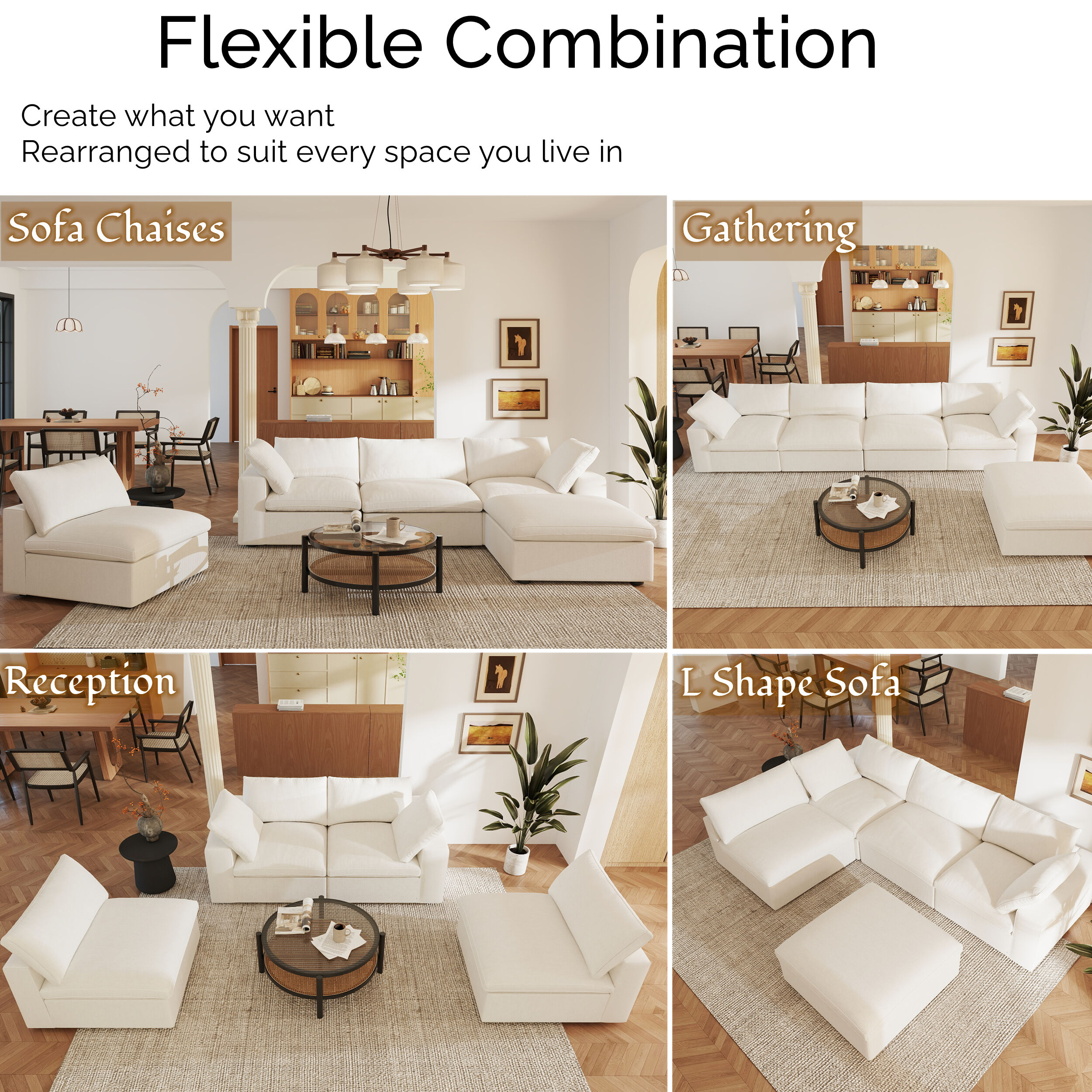 BuotiqHom DH-S4+1-121WE Sofas-Loveseats - View #5