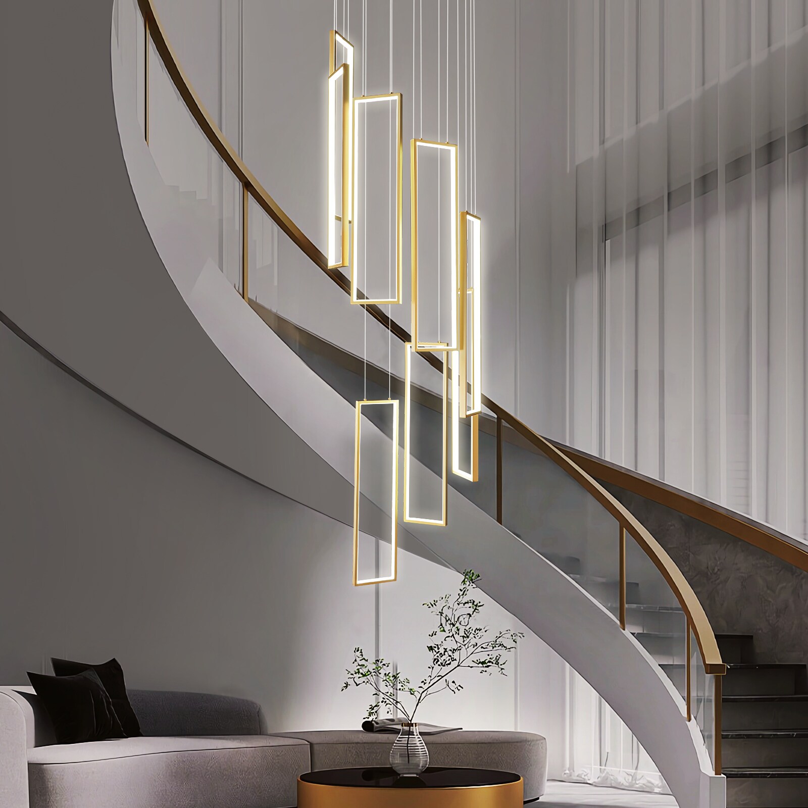 ZHLLMQ JP-205-8C-GOLD Pendant-Lights - View #5