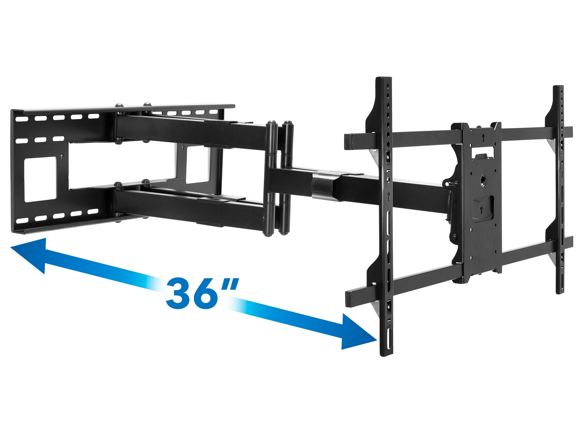 Mount-It! MI-392 Full Motion Indoor Wall Tv Mount Fits TVs up to 90-in (Hardware Included) MI-392 Sansujyuku sansujyuku.com