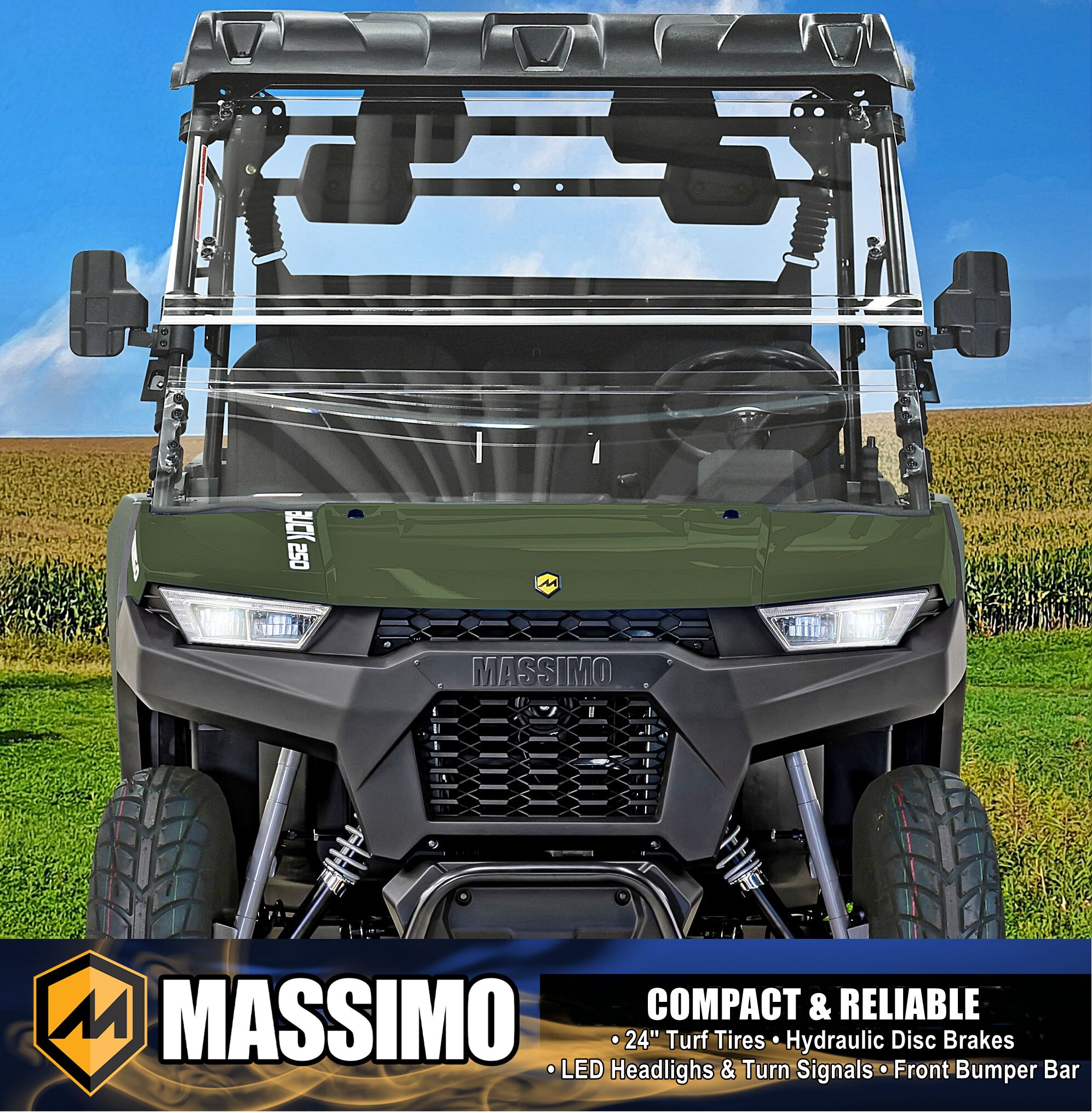 Massimo MM-BK250X-GN Motorized-Vehicles - View #2