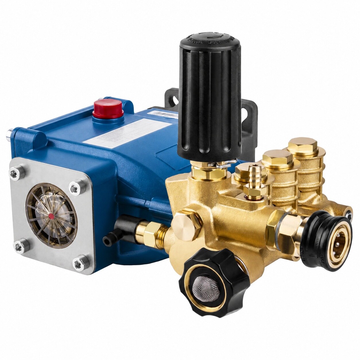 JVFCXXV  Triplex Plunger Pressure Washer Pump 3600PSI 2.7GPM 3/4 Shaft Self Priming Horizontal Replacement Pump Kit for Honda GX160 GX190 GX200