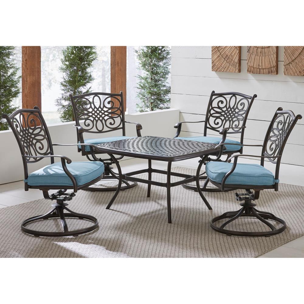Hanover TRAD5PCCTSW4-BLU Patio-Conversation-Sets - View #11