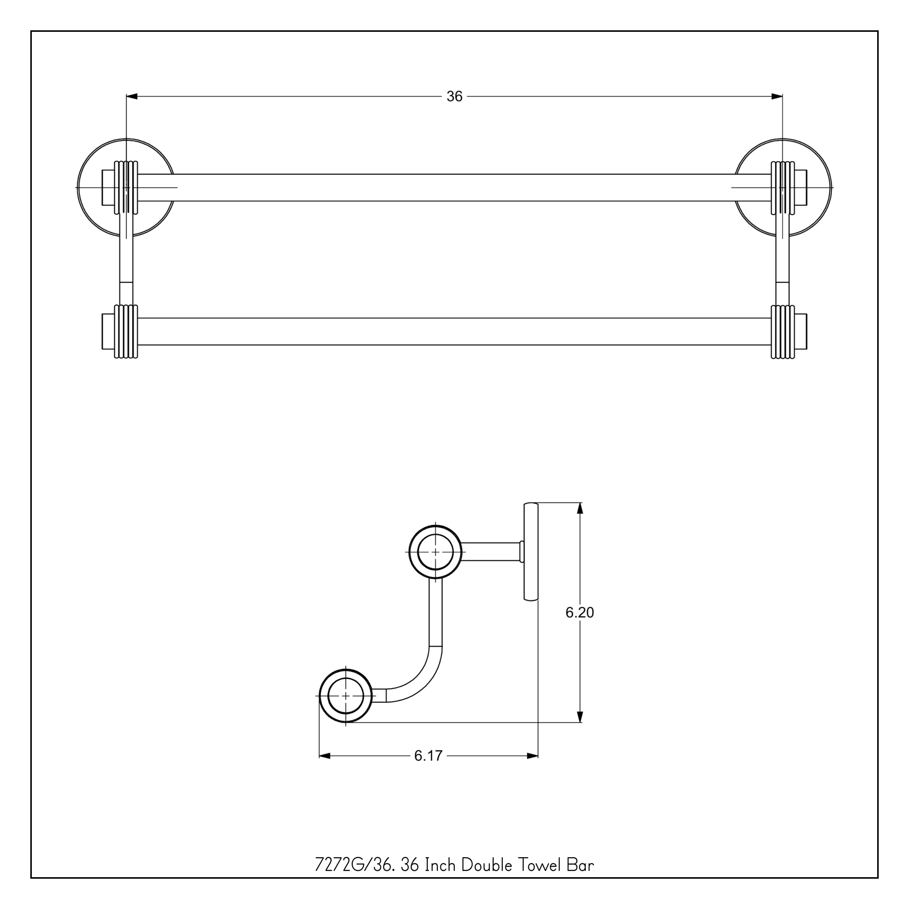 Allied Brass 7272G/36-BKM d060350 - View #3