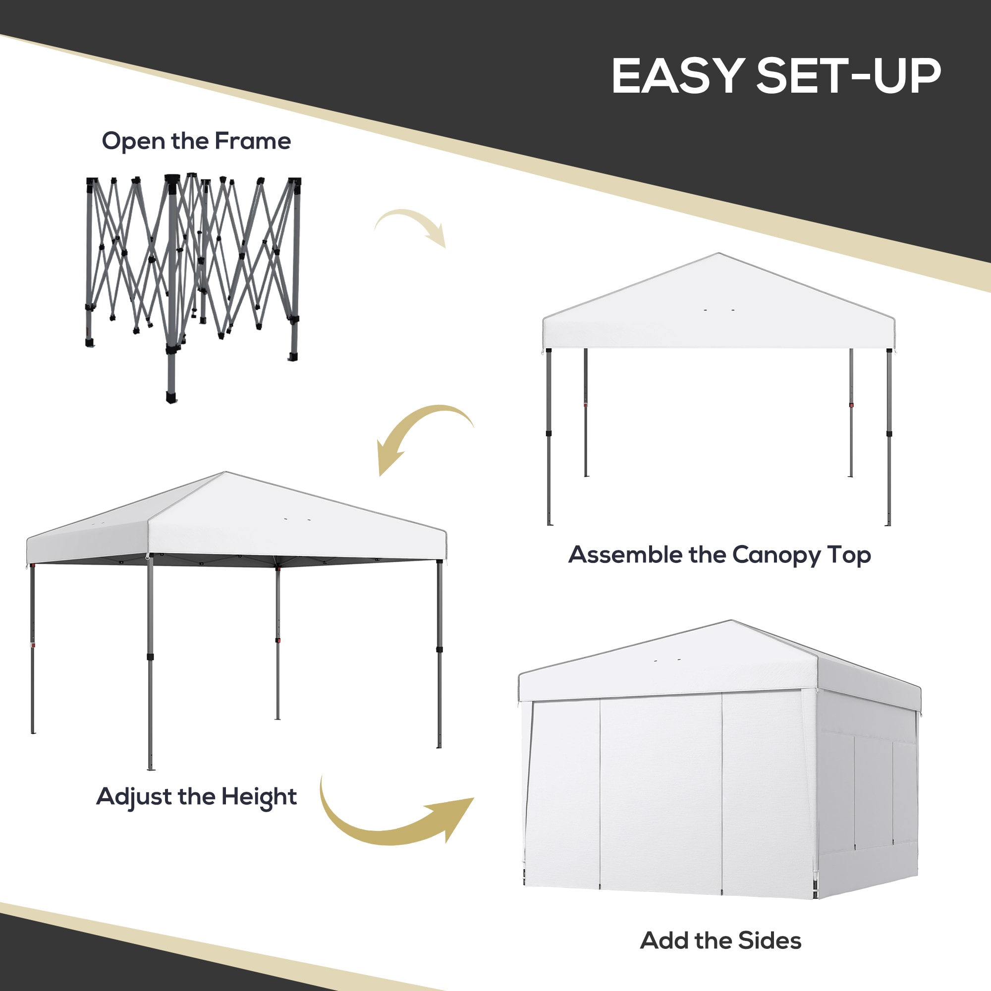 ToolCat BZ2-46-PW Wood-Resin-Gazebos - View #7