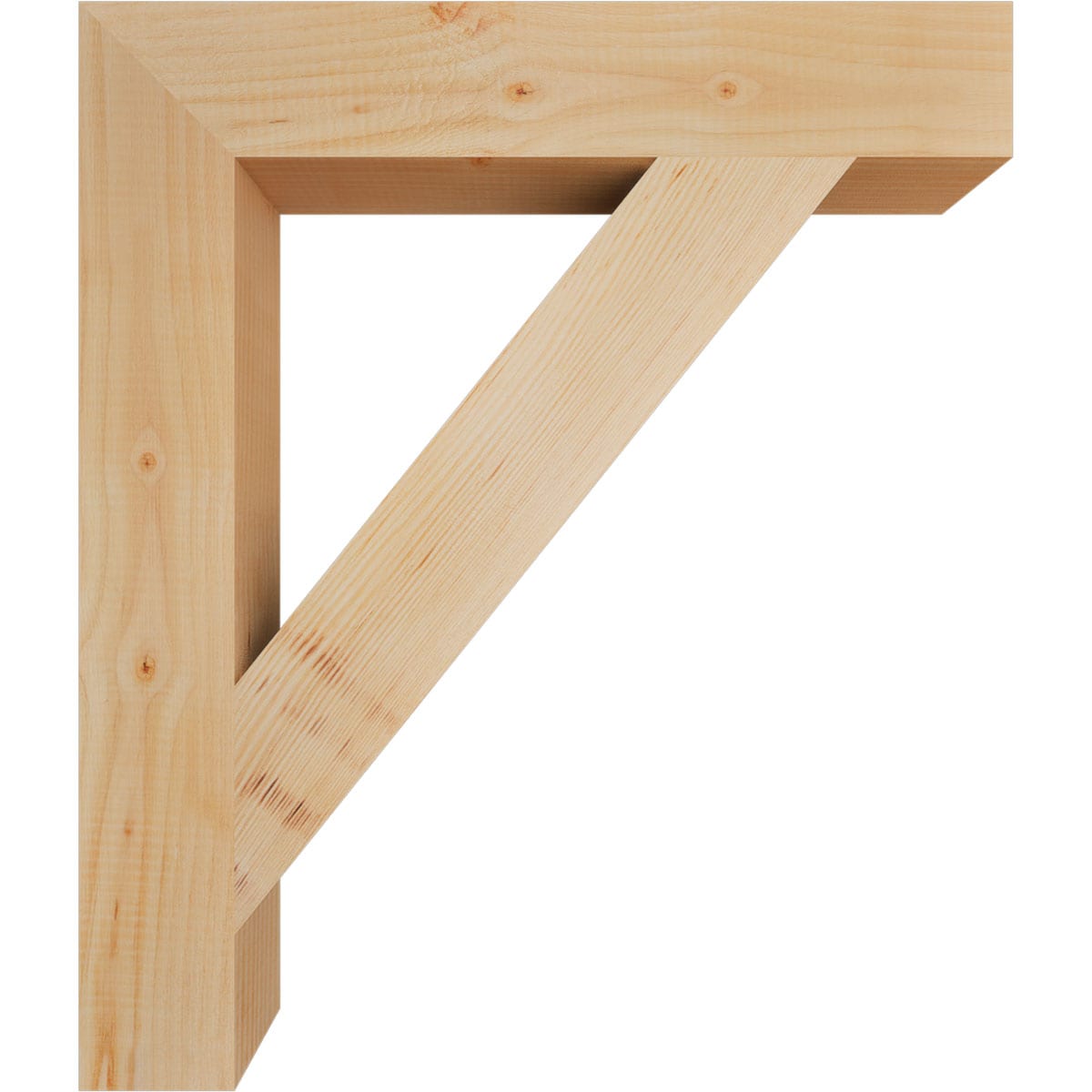 Ekena Millwork BKT04X24X28TRA05SDF Exterior-Brackets-Braces - View #3